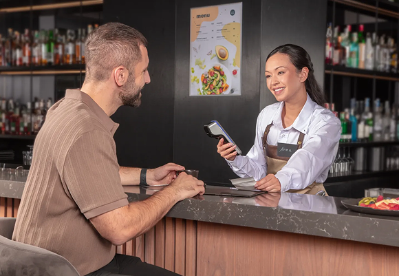 Quick service restaurant locations with endpoint devices being managed and deployed by TRG